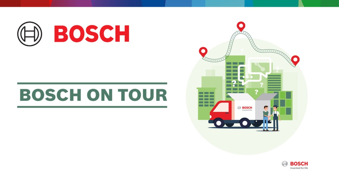 Bosch on Tour - onze techniekers komen naar je toe !