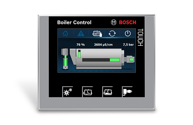 Compact steam boiler control CSC