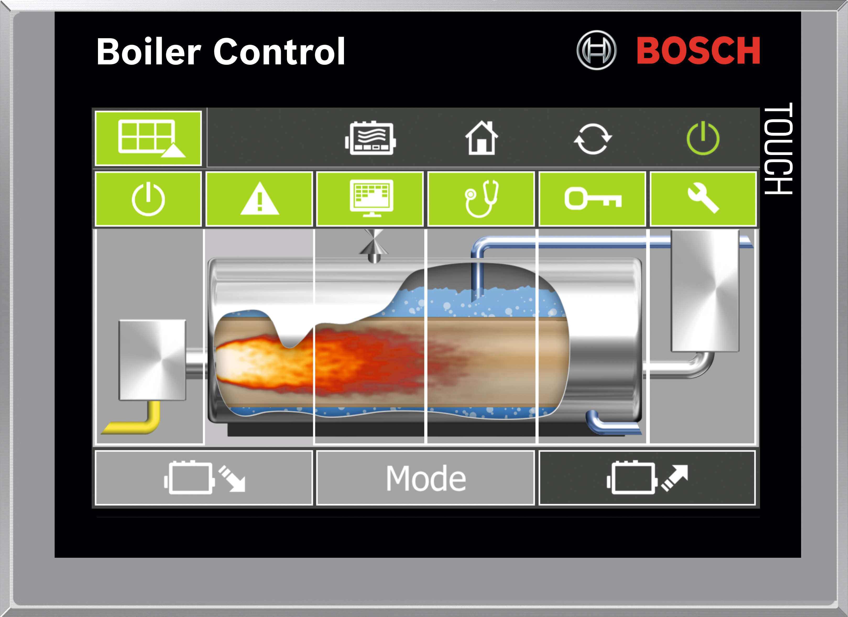 Sistema de controlo de caldeiras BCO